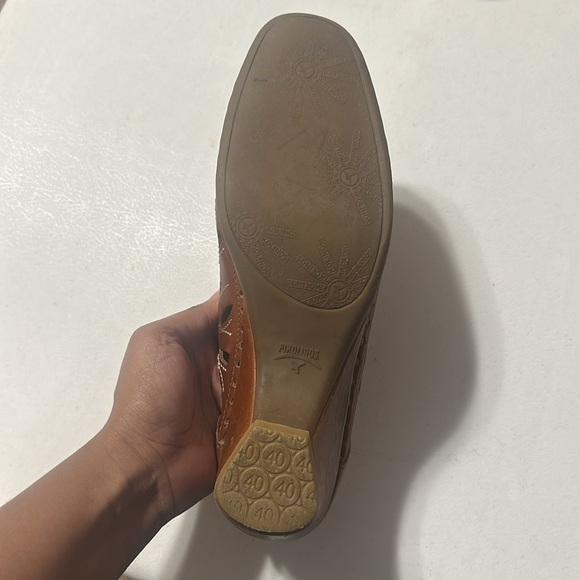 PIKOLINOS Brown Leather Mules - Picture 5 of 6